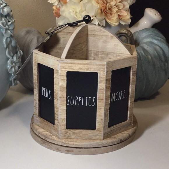 Rae Dunn Desk Carousel Organizer - Picture 3 of 5